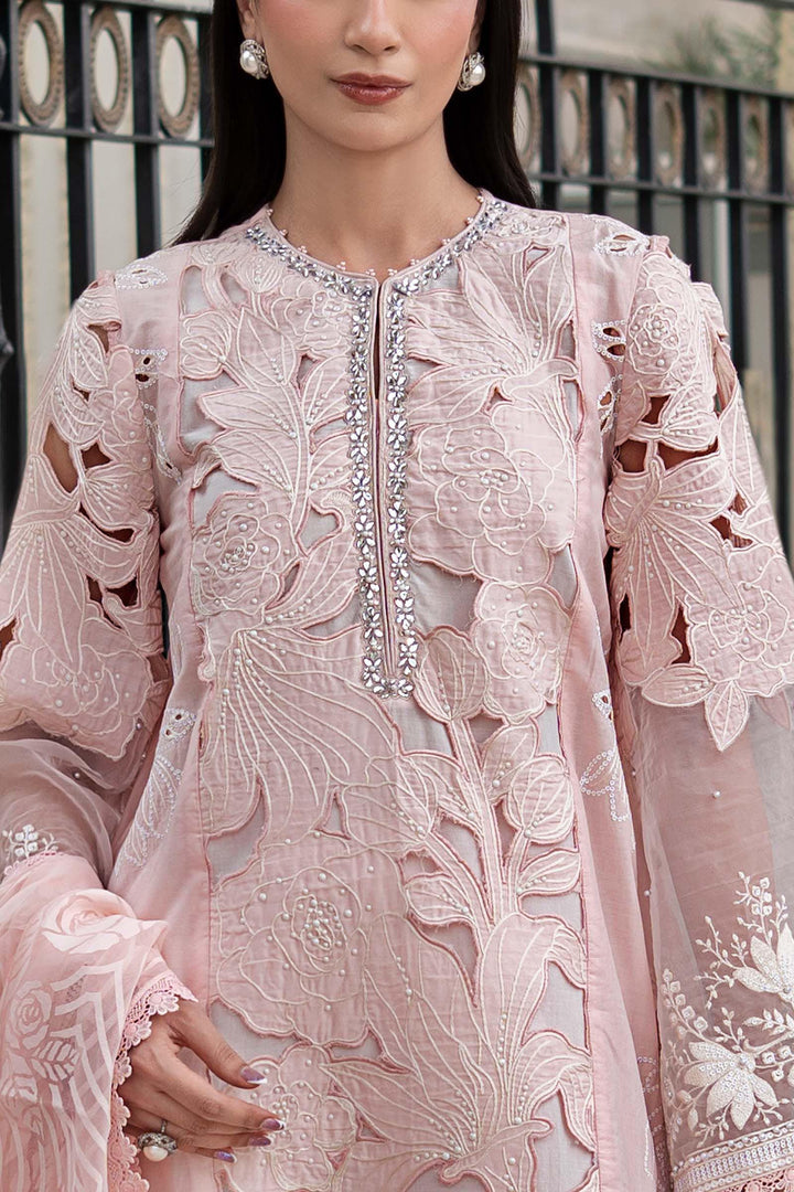 Maria.B Crimson Luxury Lawn 2026 Unstitched 3 Piece Embroidered Suit | Premium Lawn Dress | Darulibas