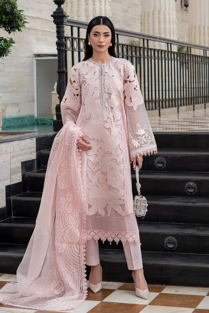 Maria.B Crimson Luxury Lawn 2026 Unstitched 3 Piece Embroidered Suit | Premium Lawn Dress | Darulibas